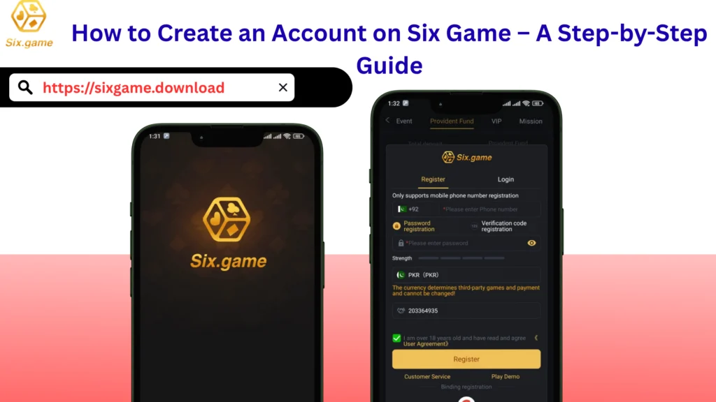 How to Create an Account on Six Game