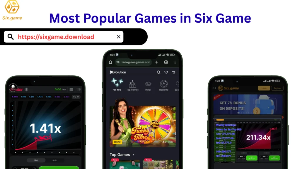 Most Popular Games in Six Game